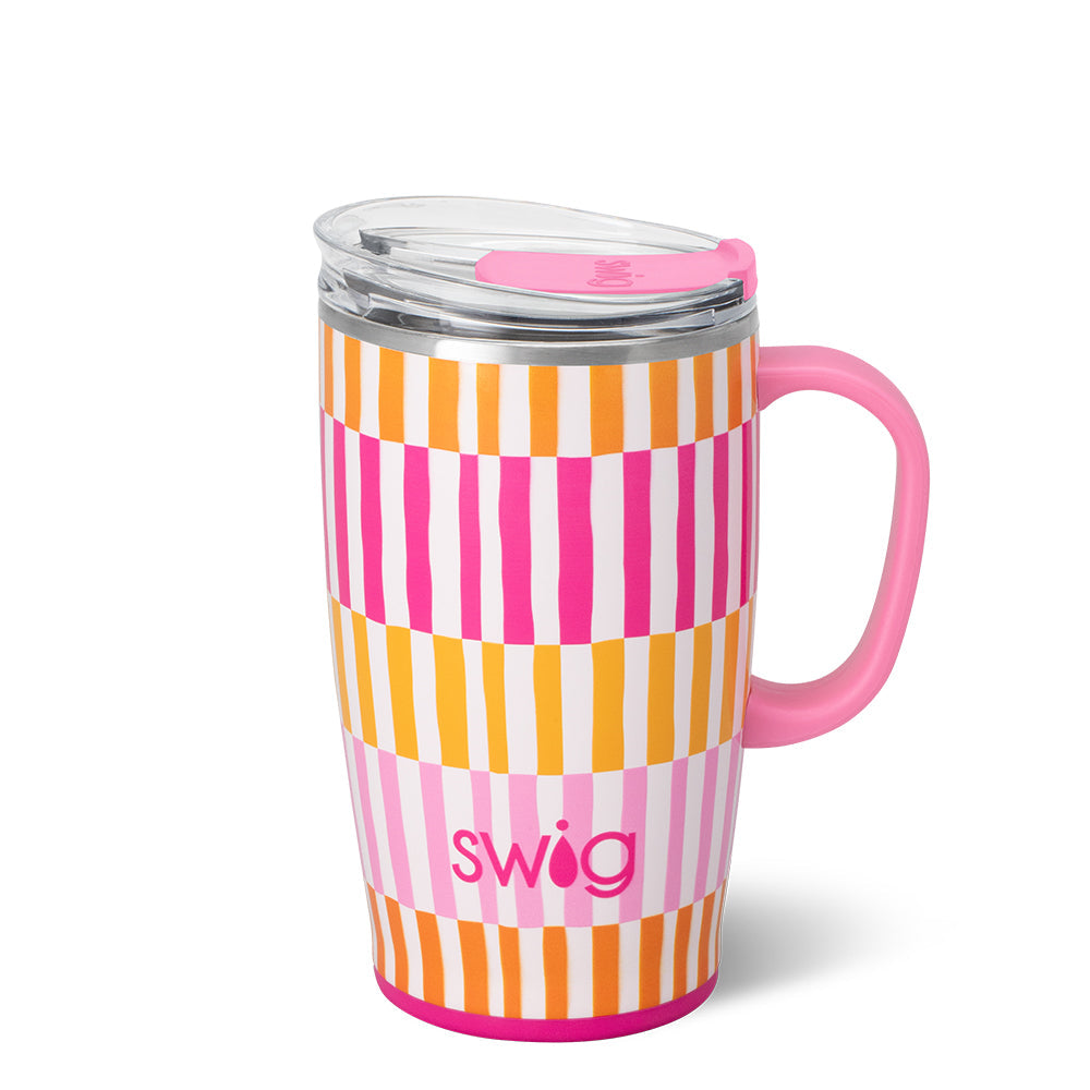 Sherbet Stripe Travel Mug 18oz