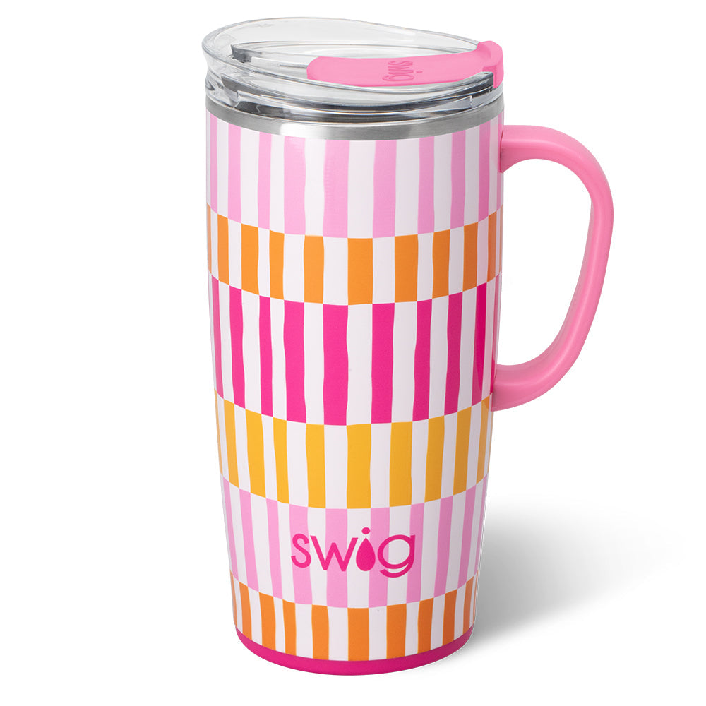 Sherbet Stripe Travel Mug 22oz