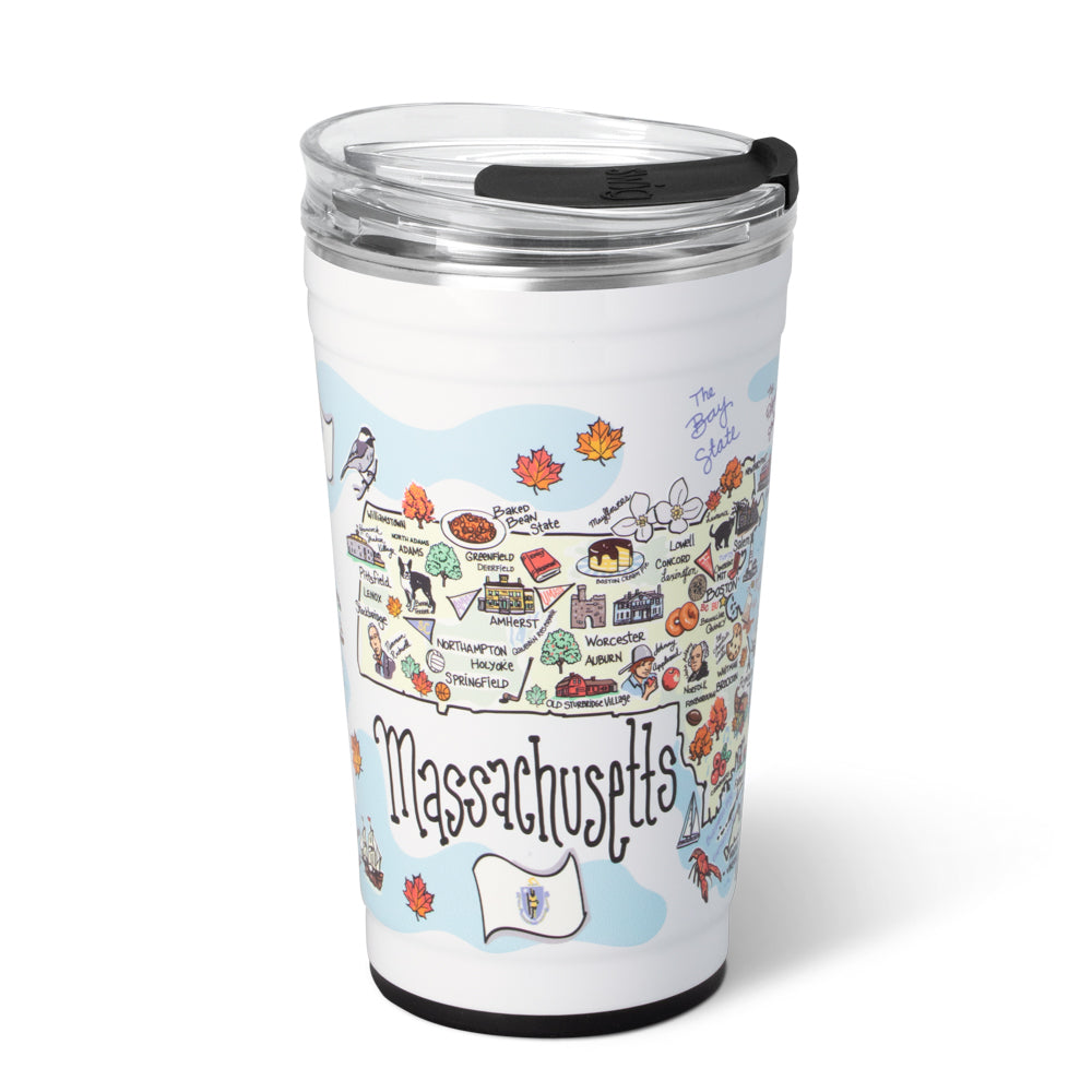 Massachusetts Party Cup 24oz