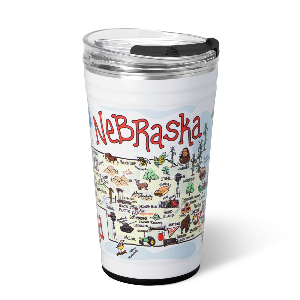 Nebraska Party Cup 24oz