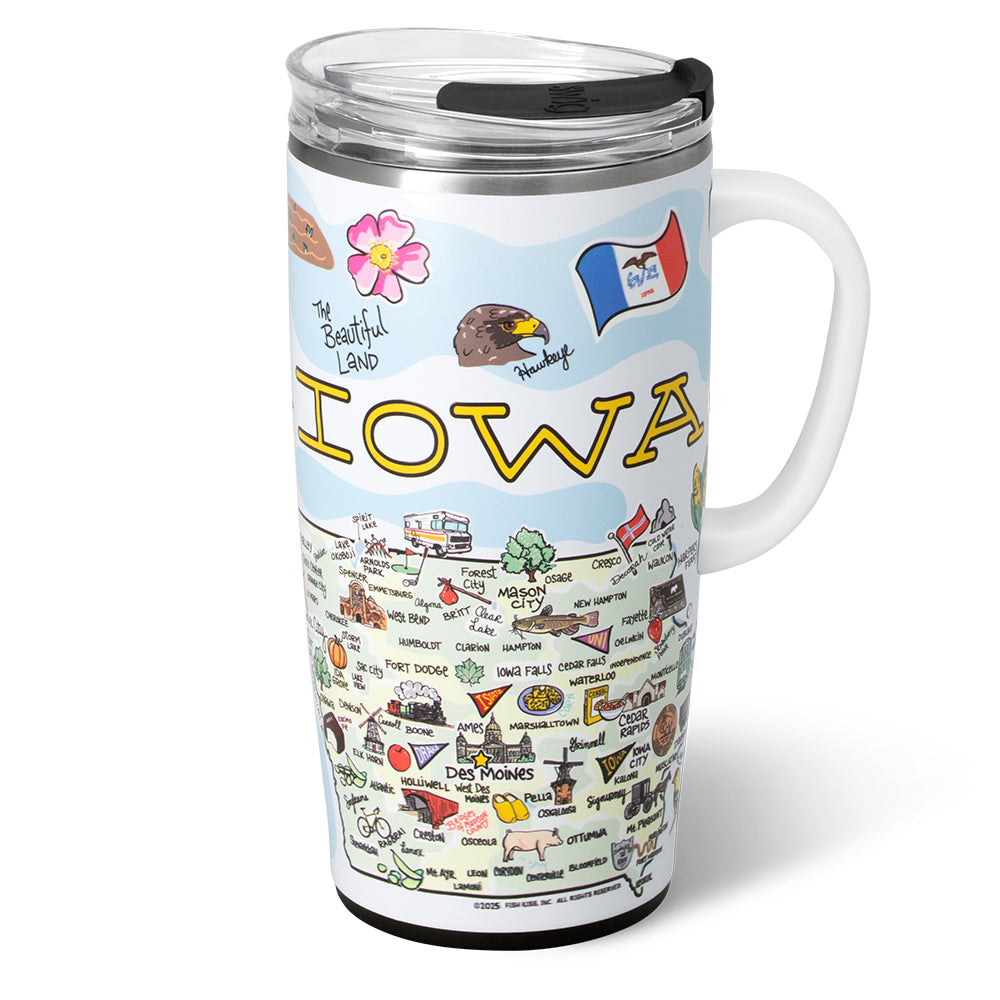 Iowa Travel Mug 22oz
