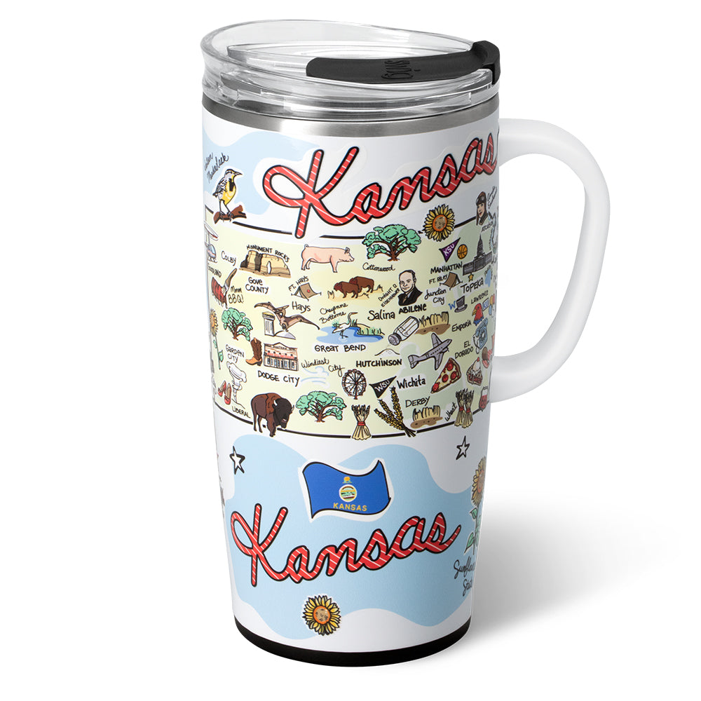 Kansas Travel Mug 22oz
