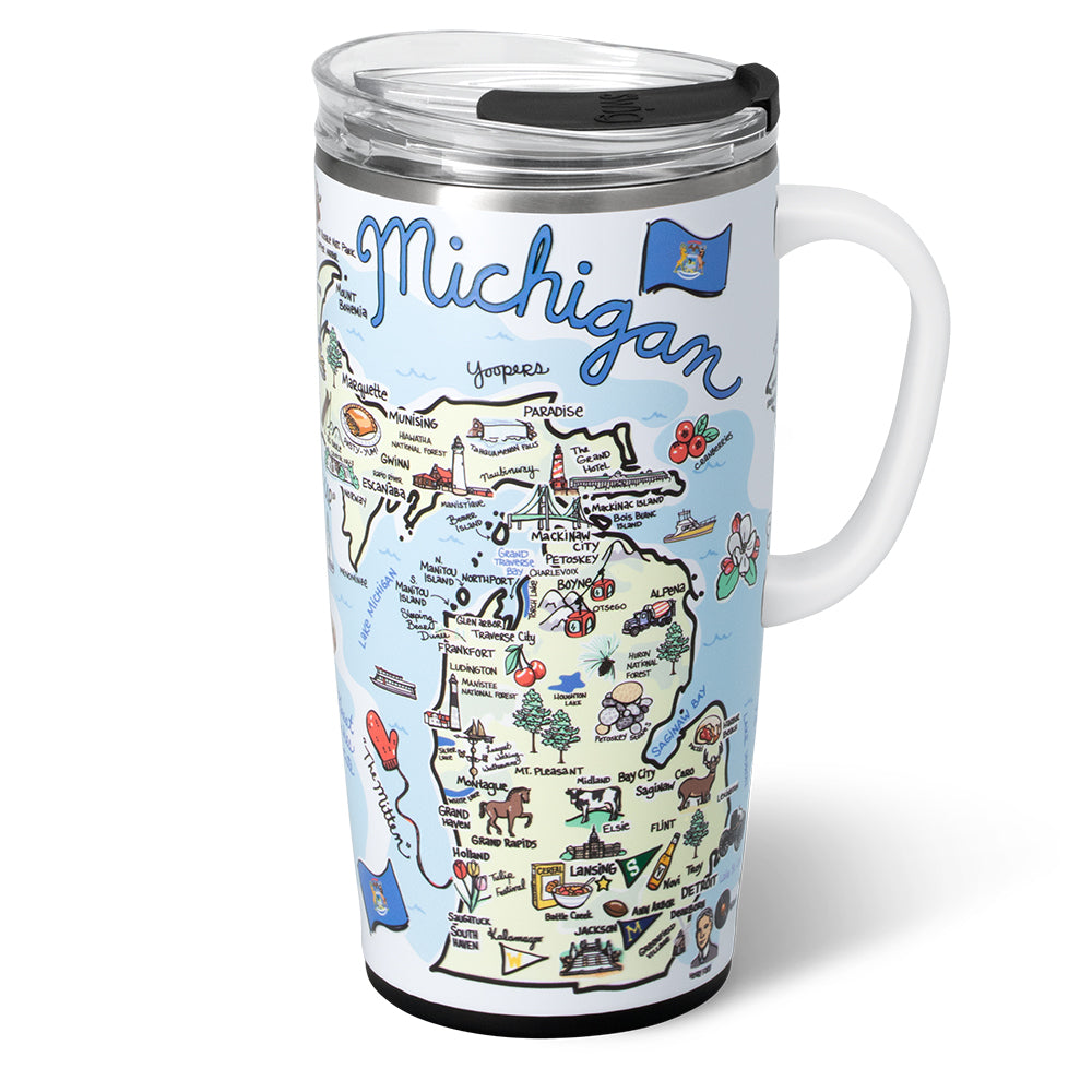 Michigan Travel Mug 22oz