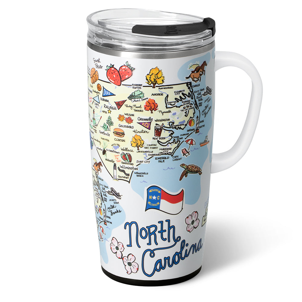 North Carolina Travel Mug 22oz