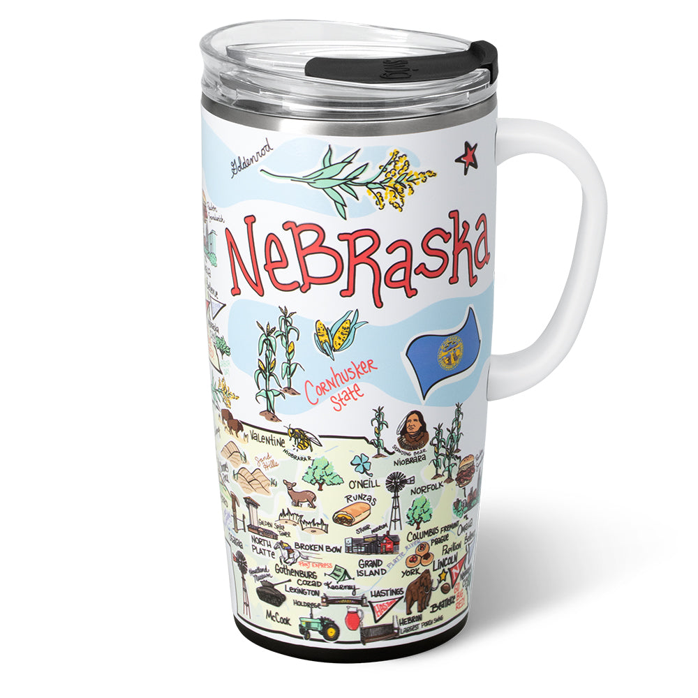 Nebraska Travel Mug 22oz