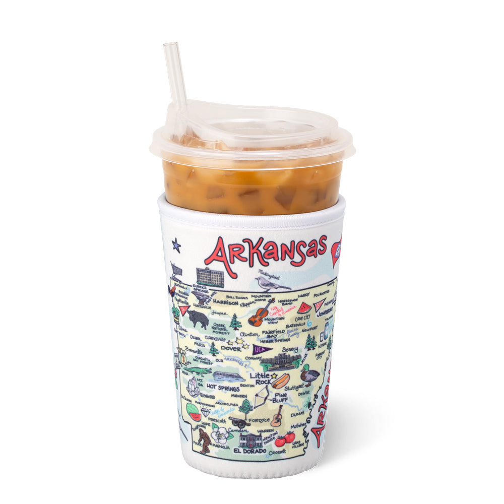 Arkansas Medium Iced Cup Coolie