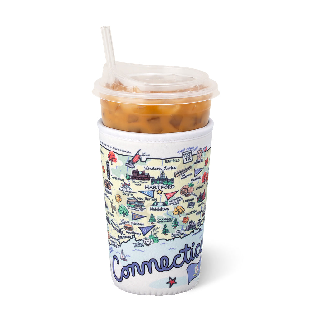 Connecticut Medium Iced Cup Coolie