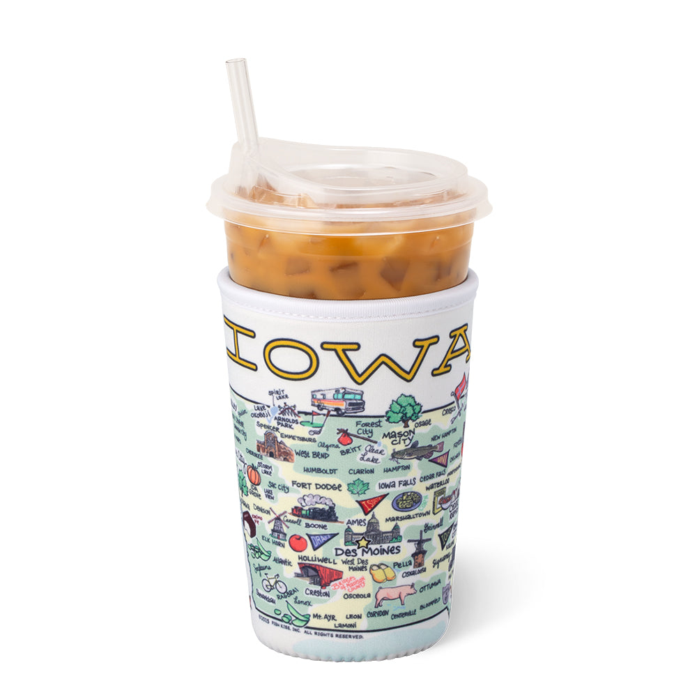 Iowa Medium Iced Cup Coolie