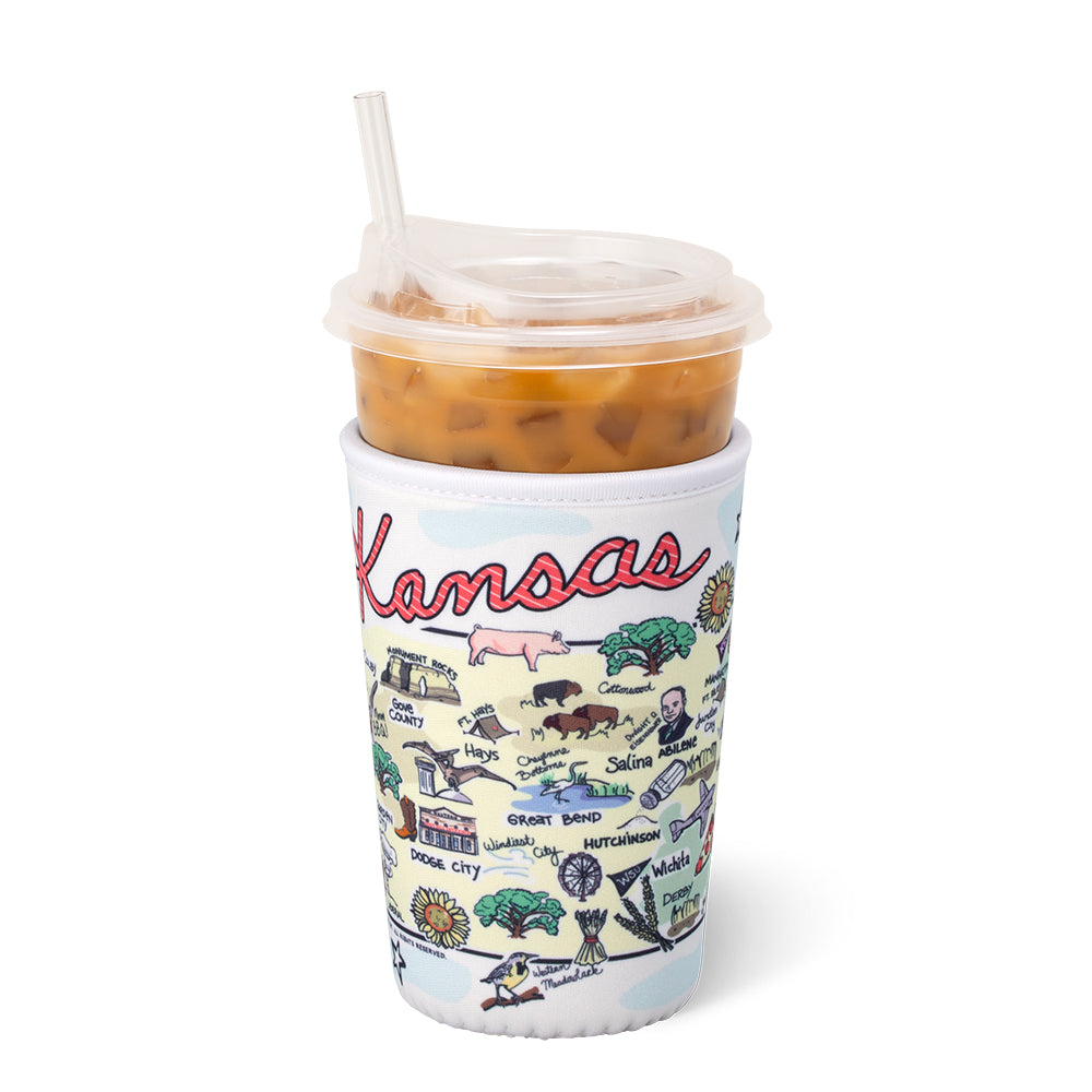 Kansas Medium Iced Cup Coolie