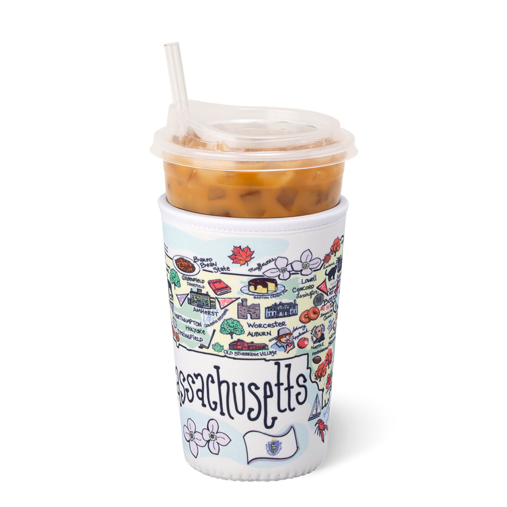 Massachusetts Medium Iced Cup Coolie