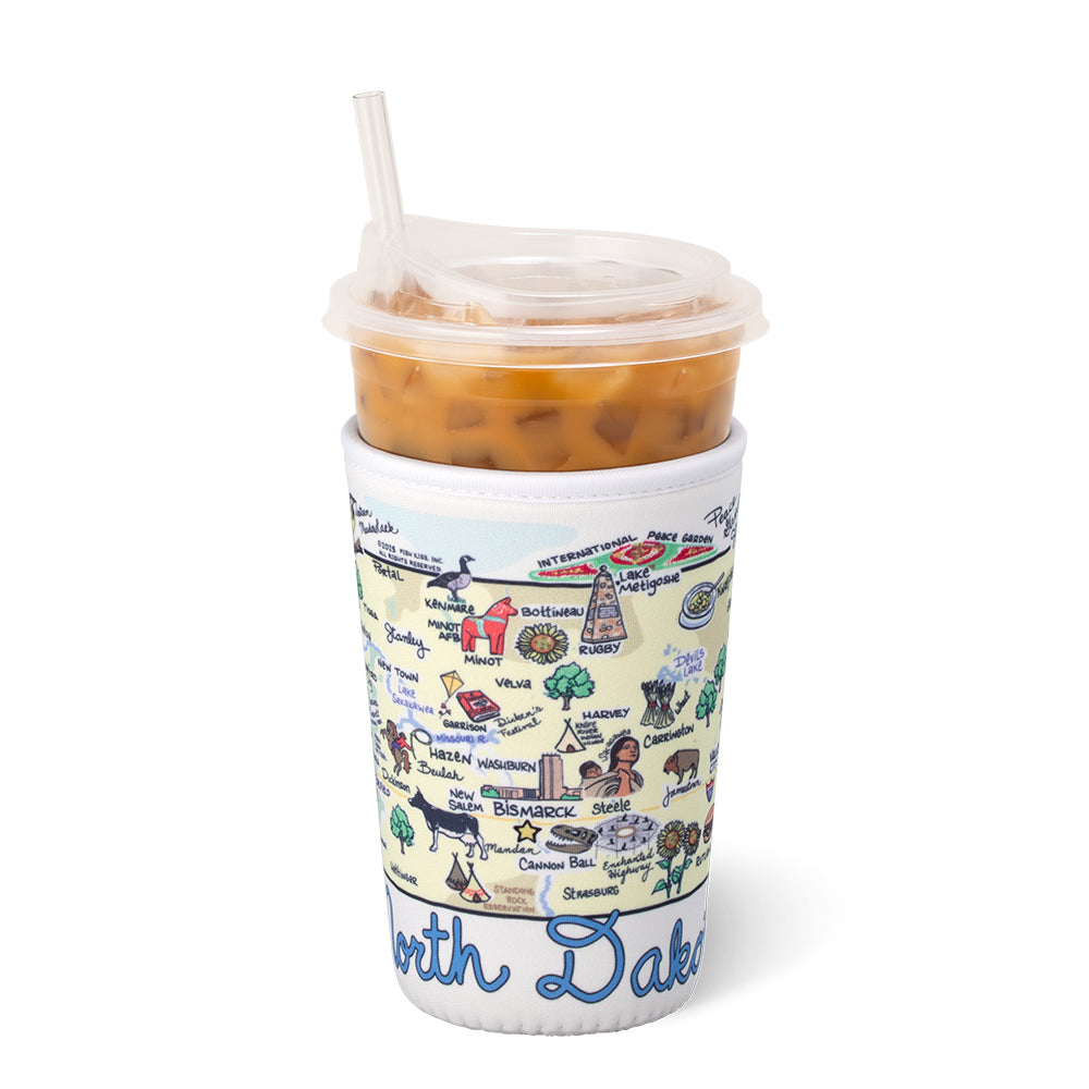 North Dakota Medium Iced Cup Coolie