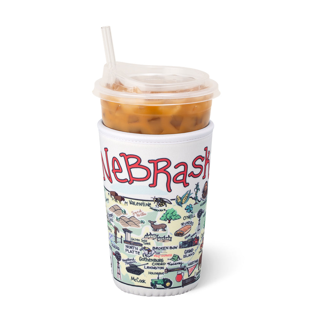 Nebraska Medium Iced Cup Coolie