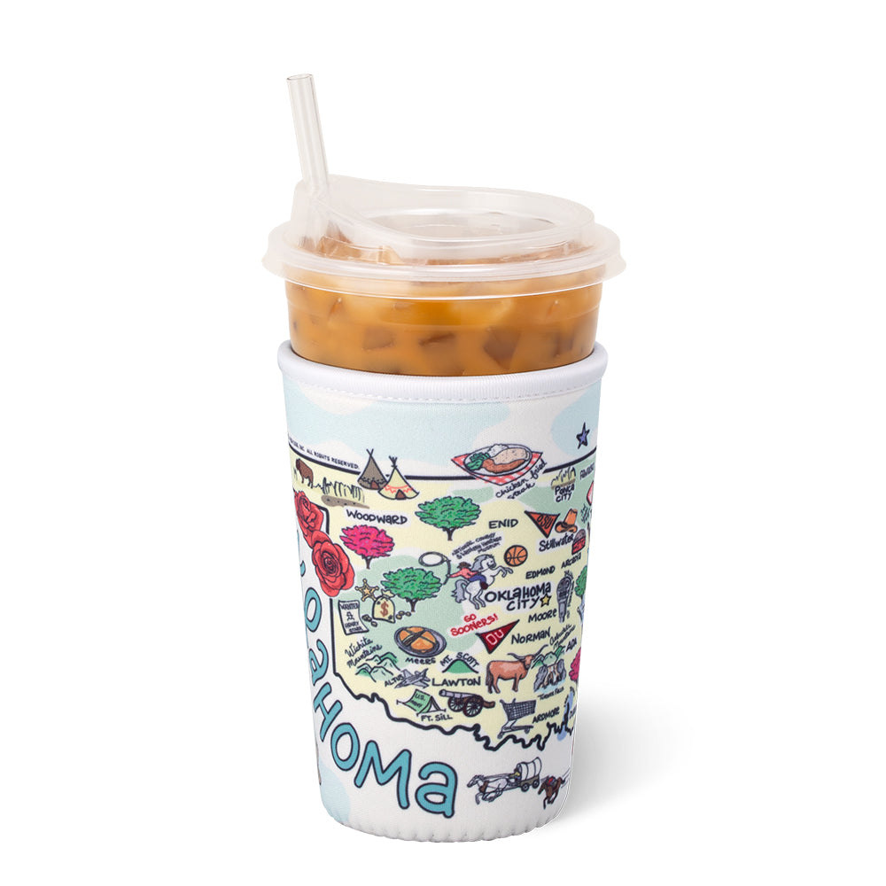 Oklahoma Medium Iced Cup Coolie