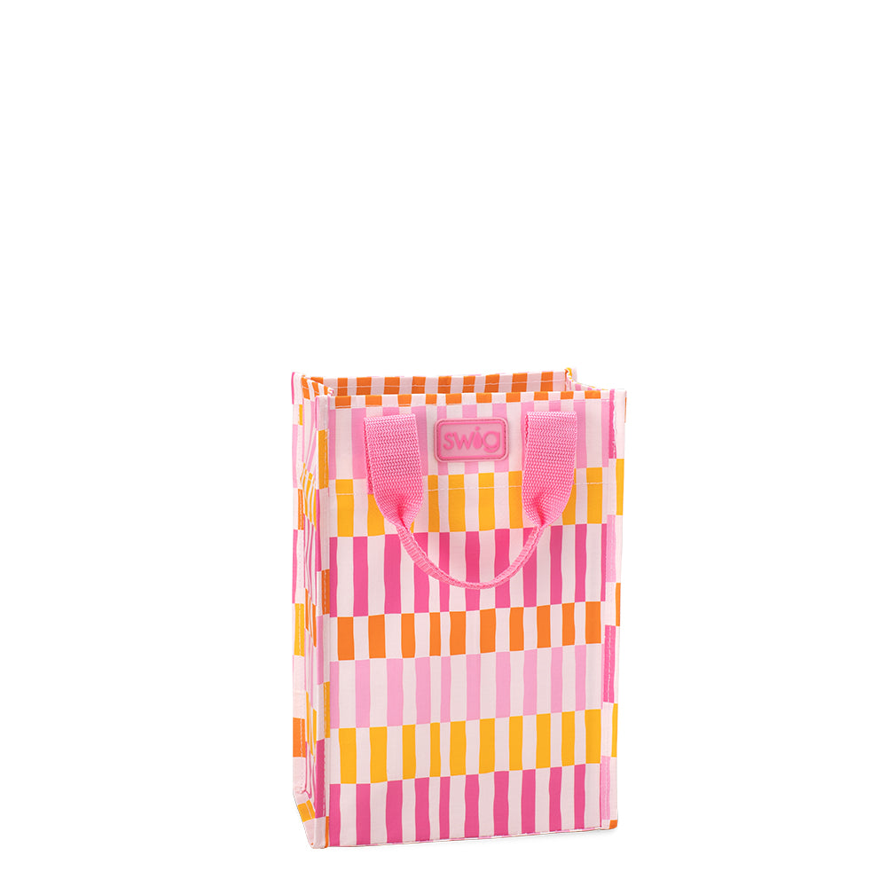Sherbet Stripe Reusable Gift Bag Tall