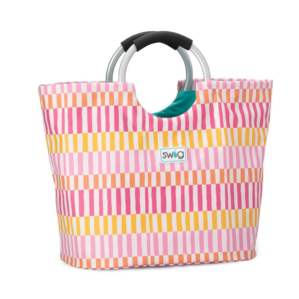 Sherbet Stripe Loopi Tote Bag